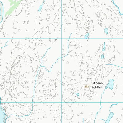 UK Topographic Maps Highland (NG76) digital map