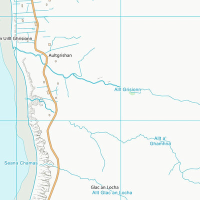 UK Topographic Maps Highland (NG78) digital map