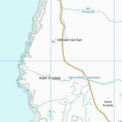 UK Topographic Maps Highland (NG78) digital map