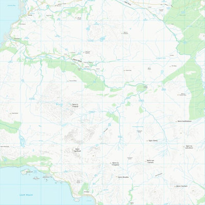 UK Topographic Maps Highland (NG81) digital map