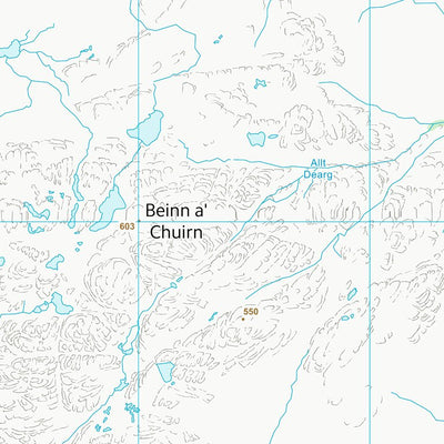 UK Topographic Maps Highland (NG82) digital map