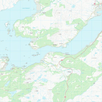 UK Topographic Maps Highland (NG83) digital map