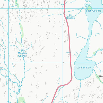 UK Topographic Maps Highland (NG84) digital map