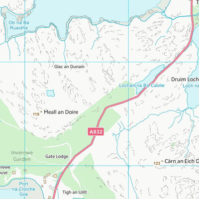 UK Topographic Maps Highland (NG88) digital map