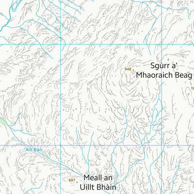 UK Topographic Maps Highland (NG90) digital map