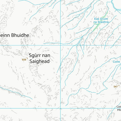 UK Topographic Maps Highland (NG91) digital map