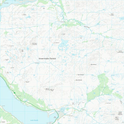 UK Topographic Maps Highland (NG92) digital map
