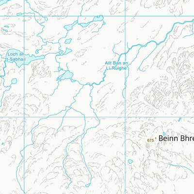 UK Topographic Maps Highland (NG92) digital map