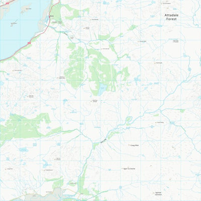 UK Topographic Maps Highland (NG93) digital map