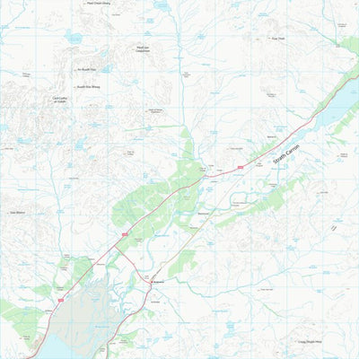 UK Topographic Maps Highland (NG94) digital map