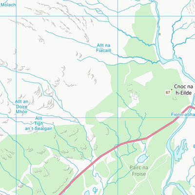 UK Topographic Maps Highland (NG94) digital map