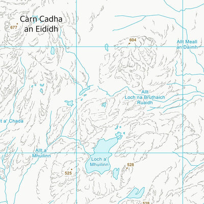 UK Topographic Maps Highland (NG94) digital map