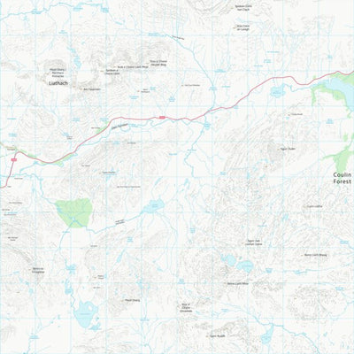 UK Topographic Maps Highland (NG95) digital map