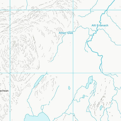 UK Topographic Maps Highland (NG95) digital map