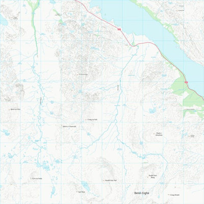 UK Topographic Maps Highland (NG96) digital map