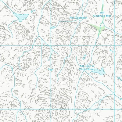 UK Topographic Maps Highland (NG96) digital map