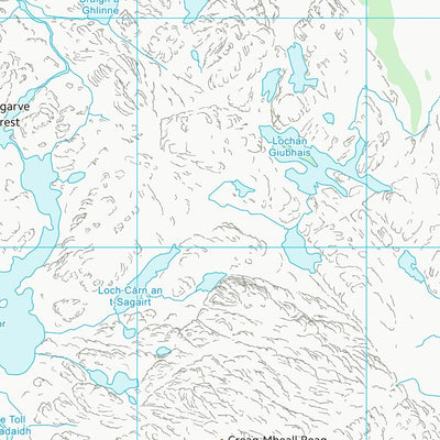 UK Topographic Maps Highland (NG98) digital map