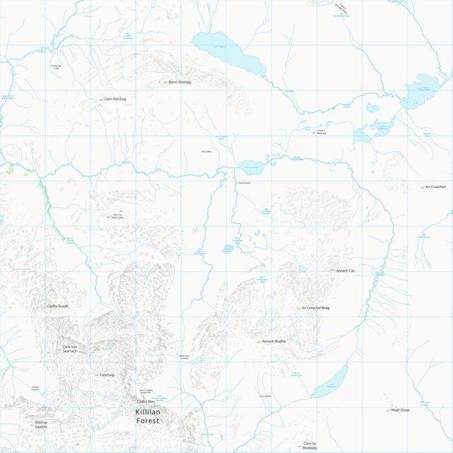 Postnet Highland Ridge Map Highland (NH03) Map by UK Topographic Maps | Avenza Maps