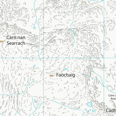 UK Topographic Maps Highland (NH03) digital map