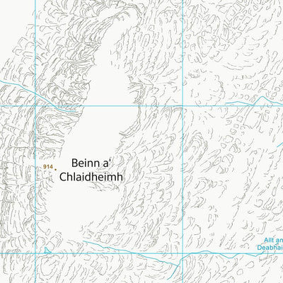 UK Topographic Maps Highland (NH07) digital map