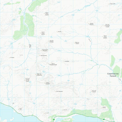 UK Topographic Maps Highland (NH11) digital map