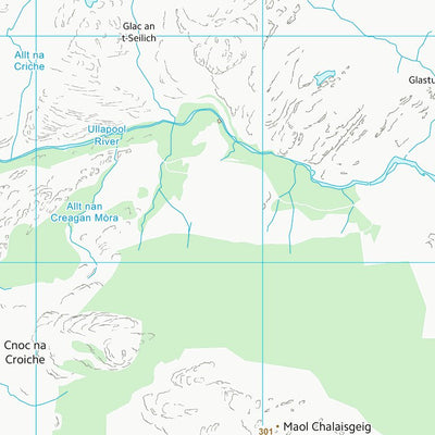 UK Topographic Maps Highland (NH19) digital map