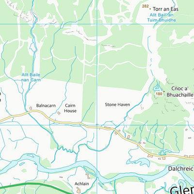 UK Topographic Maps Highland (NH21) digital map