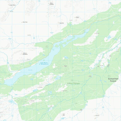 UK Topographic Maps Highland (NH22) digital map