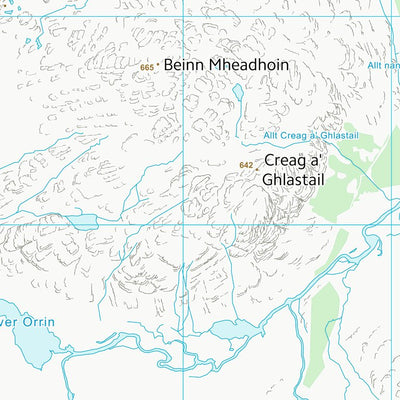 UK Topographic Maps Highland (NH24) digital map