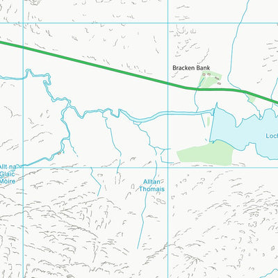 UK Topographic Maps Highland (NH27) digital map