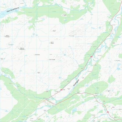 UK Topographic Maps Highland (NH33) digital map