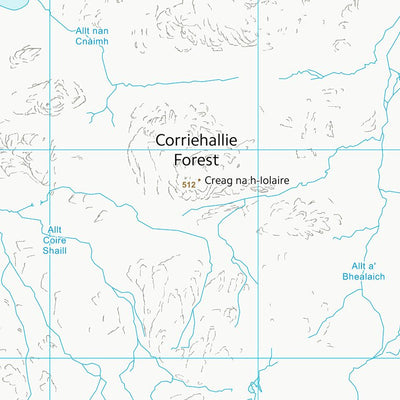 UK Topographic Maps Highland (NH34) digital map