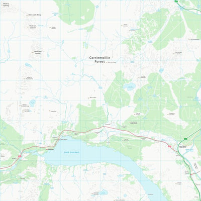 UK Topographic Maps Highland (NH36) digital map