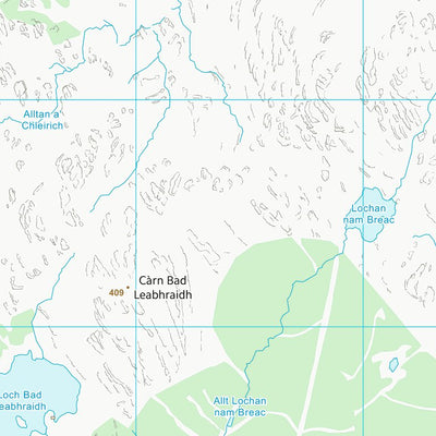 UK Topographic Maps Highland (NH36) digital map