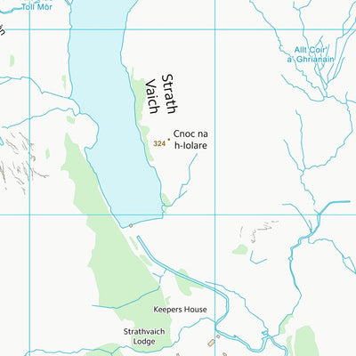 UK Topographic Maps Highland (NH37) digital map