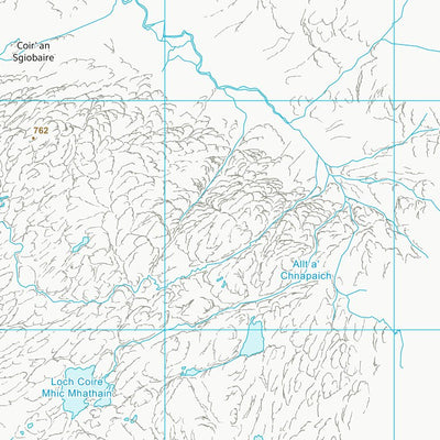 UK Topographic Maps Highland (NH38) digital map