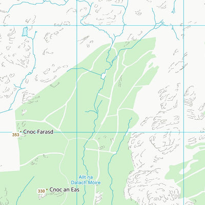 UK Topographic Maps Highland (NH43) digital map