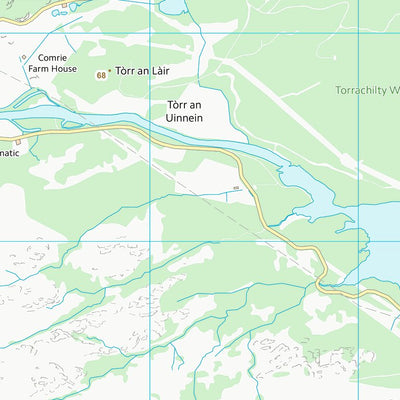 UK Topographic Maps Highland (NH45) digital map