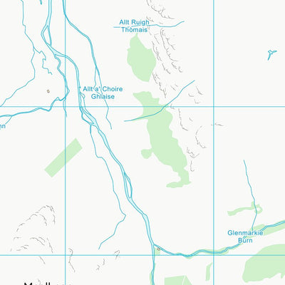 UK Topographic Maps Highland (NH50) digital map