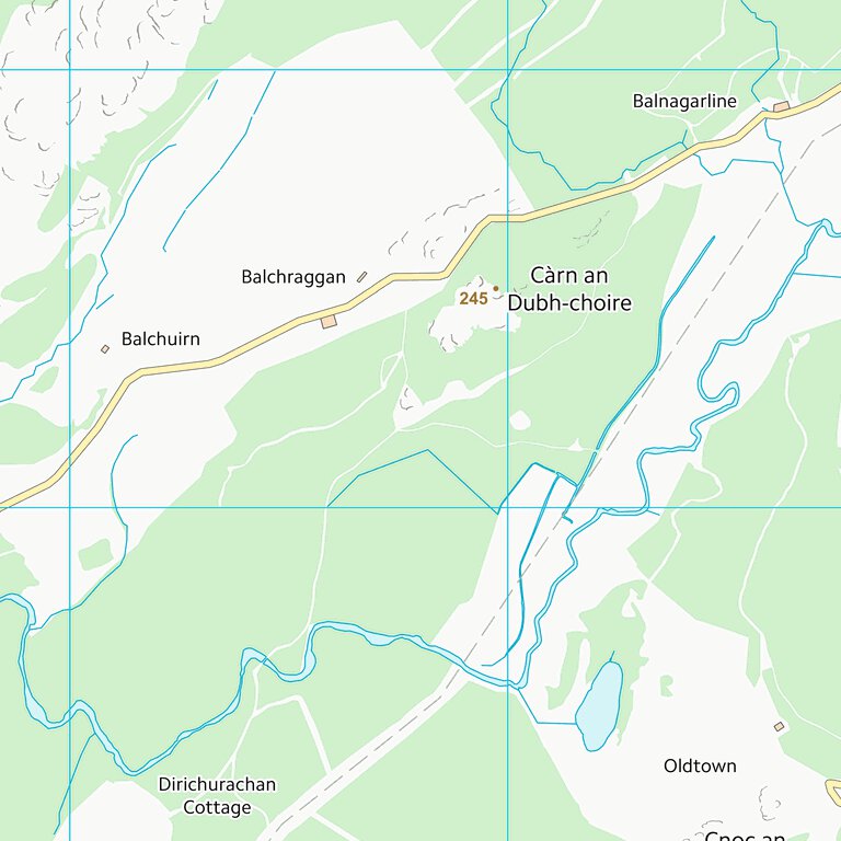 Highland (NH52) Map by UK Topographic Maps | Avenza Maps