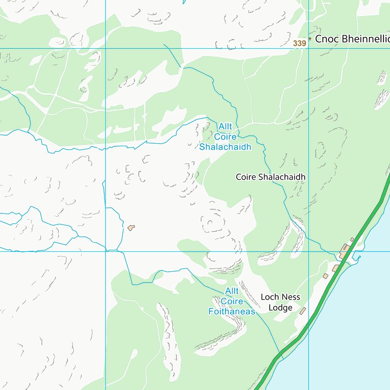 Postnet Highland Ridge Map Highland (NH53) Map by UK Topographic Maps | Avenza Maps