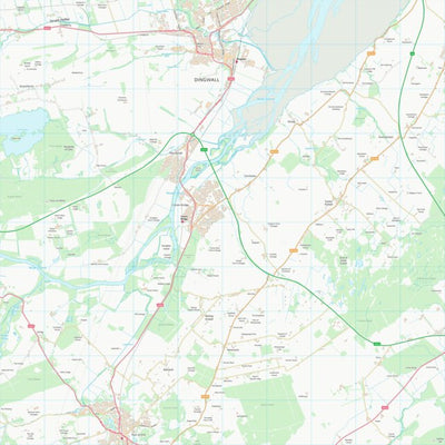 UK Topographic Maps Highland (NH55) digital map