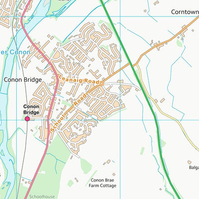 UK Topographic Maps Highland (NH55) digital map
