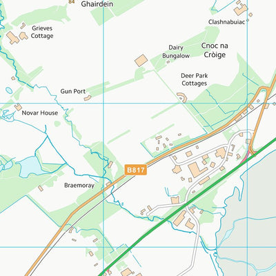 UK Topographic Maps Highland (NH66) digital map