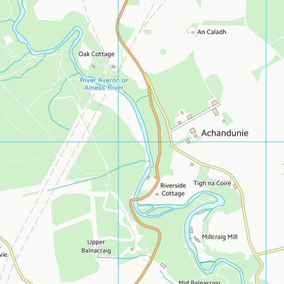 UK Topographic Maps Highland (NH67) digital map