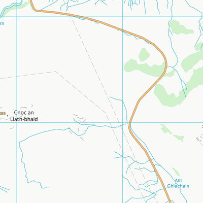 UK Topographic Maps Highland (NH68) digital map