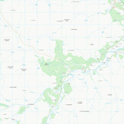UK Topographic Maps Highland (NH72) digital map
