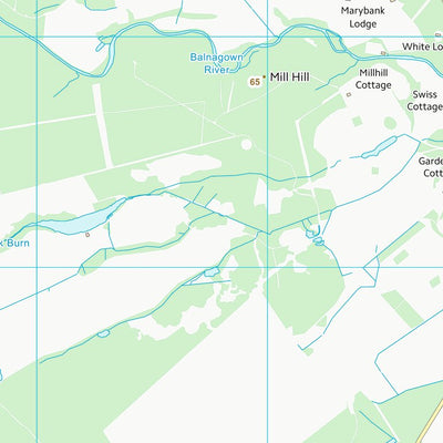 UK Topographic Maps Highland (NH77) digital map