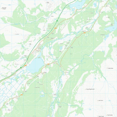 UK Topographic Maps Highland (NH80) digital map