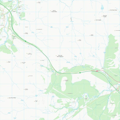 UK Topographic Maps Highland (NH82) digital map